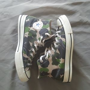 Converse Chuck Taylors Green Camo sz.10